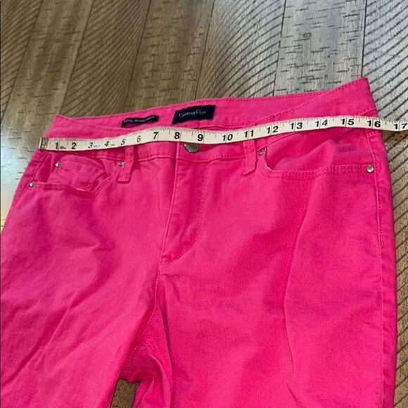 Lipstick💄Pink Charter Club’s Bristol Skinny Ankle Pink Cotton Stretch Jeans 👖 - Picture 10 of 17